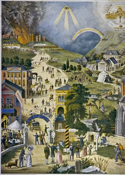 The Broad and Narrow way to Heaven or Hell - Religious concepts