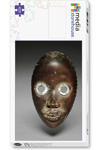 Jigsaw Puzzle Of Face Mask, Possibly Early 1900s (wood, Metal)