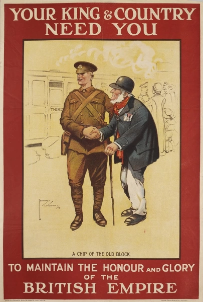 British Military Recruitment Poster, WW1 available as Framed Prints ...