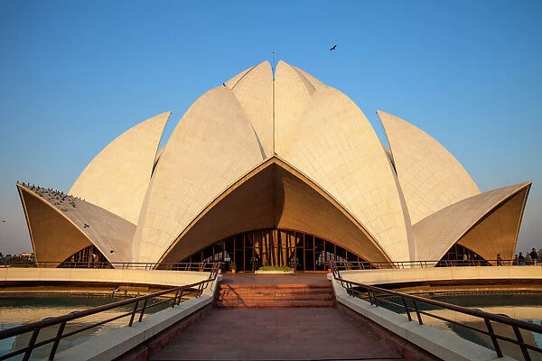 Bahai House of Worship known as the The Lotus Temple