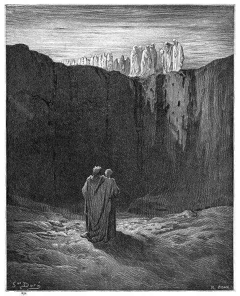 Dante Divine Coemdy Purgatory 1870 For sale as Framed Prints