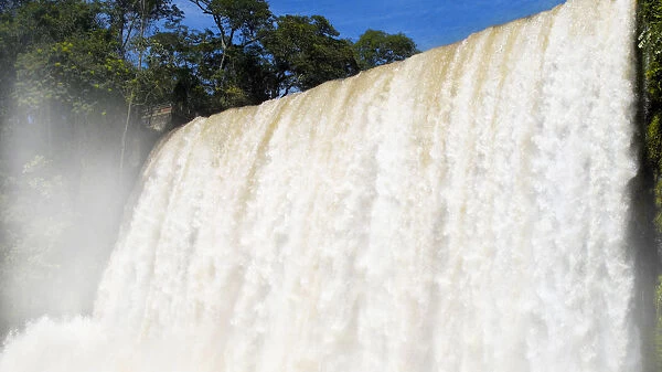 Greetings Card of Iguazu falls view in Argentina