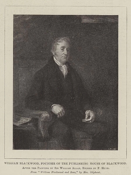 William Blackwood, Founder of the Publishing House of Blackwood (litho)