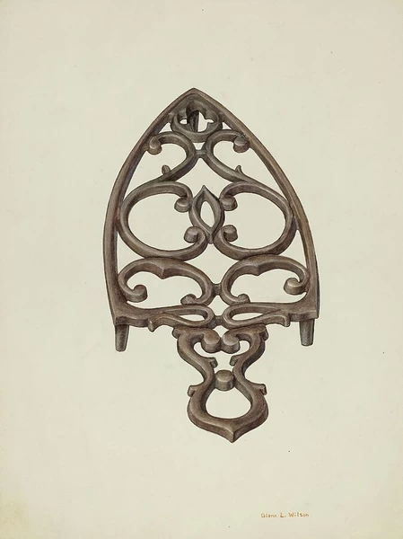 Trivet, C. 1942. Creator: Glenn Wilson Our Beautiful Pictures Are 