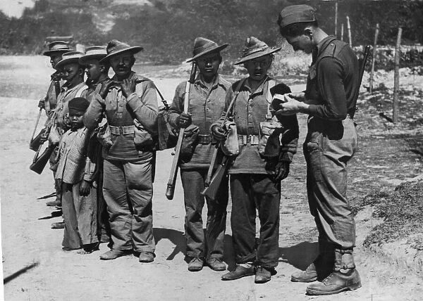 Fighting their way out of a Japanese ambush on the Arakan