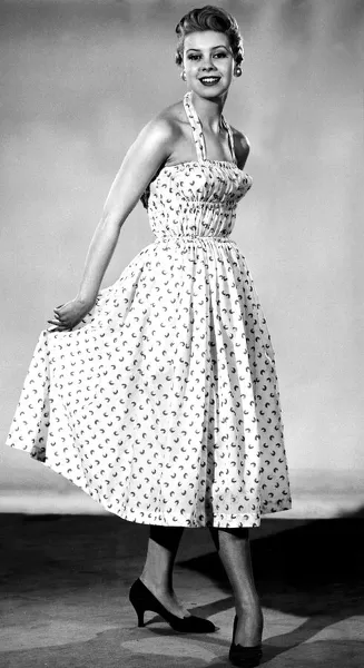 Fifties polka dot clearance dress