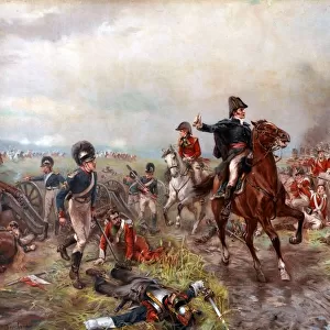 Popular Themes Framed Print Collection: Battle of Waterloo