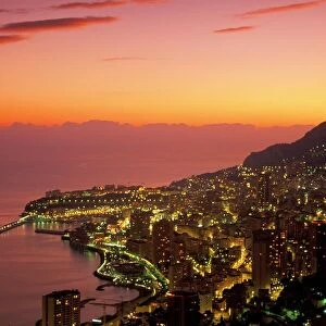 Aerial Photography Mounted Print Collection: Monaco