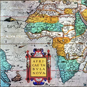 Maps and Charts Acrylic Blox Collection: Abraham Ortelius