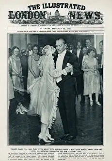 Mustafa Kemal Ataturk Dancing with Nebile Hamin, 1929 Print