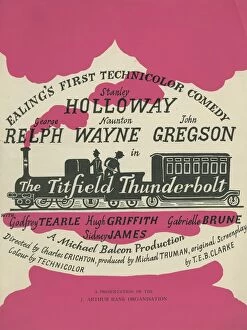 Film Poster Glass Place Mat Collection: The Titfield Thunderbolt pressbook