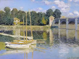 Monets The Bridge at Argenteuil Print, 1874
