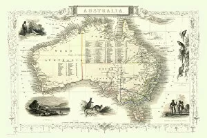 World Framed Print Collection: Australia 1851