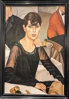 Sonja, Christian Schad, 1928, New National Gallery, Berlin, Federal Republic of Germany